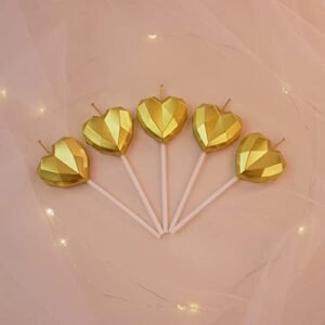 Gold metalic candle