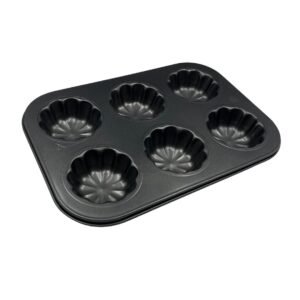 6 hole cupcake design mould