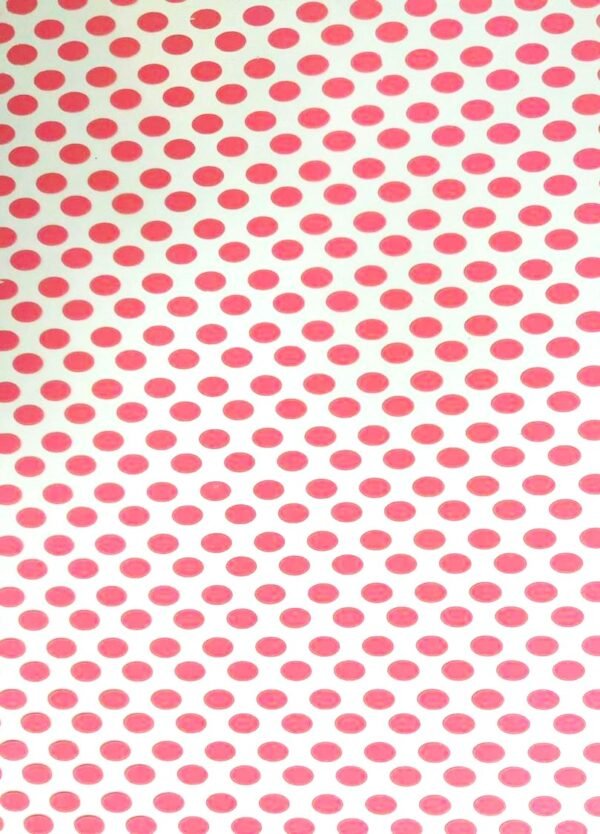 Chocolate transfer sheet pink gems