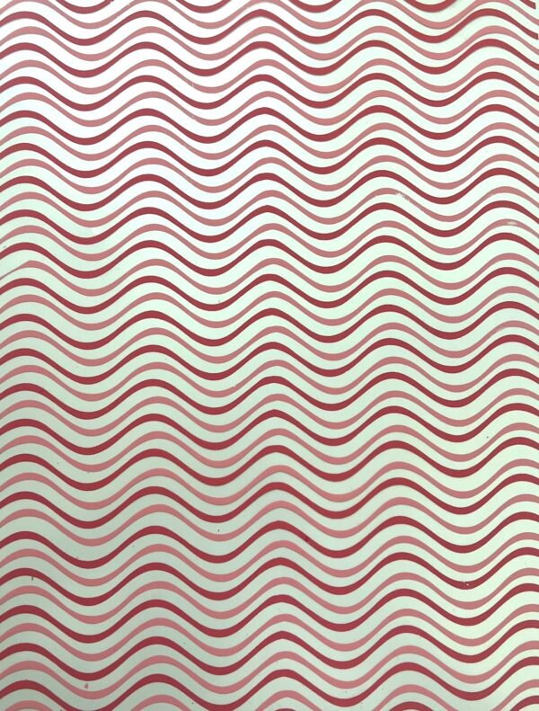 chocolate transfer sheet seamless waves design