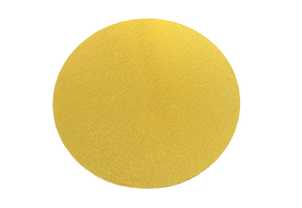 round gold cake drum 8 inch