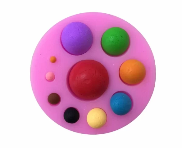 Half balls semicircle fondant moulds