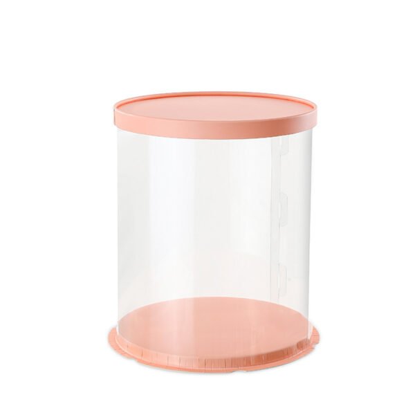 Round clear tall cake box 26X26x39