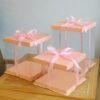 Square Clear Tall Cake Box 30cm X 30cm x 34cm - Image 4
