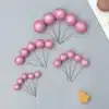 pink glitter balls