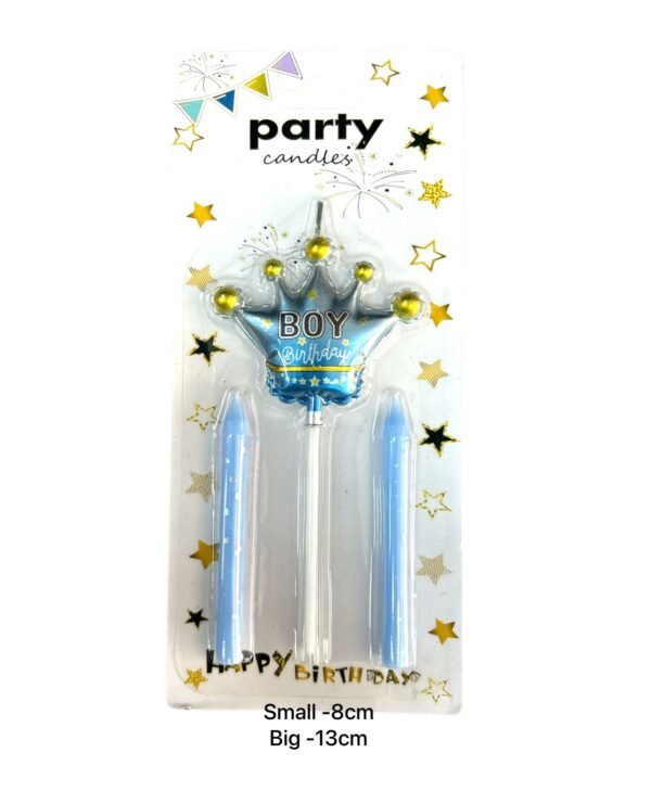 birthday boy candle