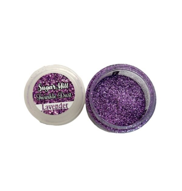 glitter dust lavender