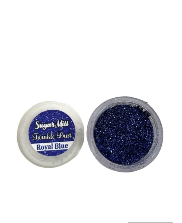 glitter dust royal blue