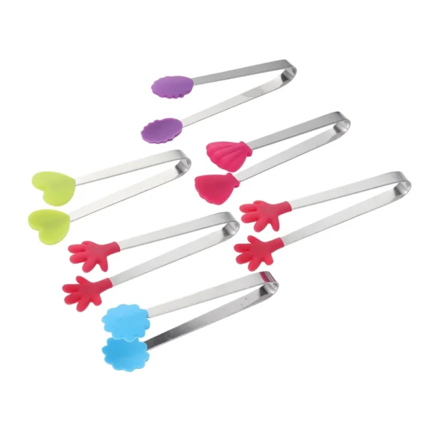 Ice Cube Tong with Silicone Head 3pc Set - Image 2
