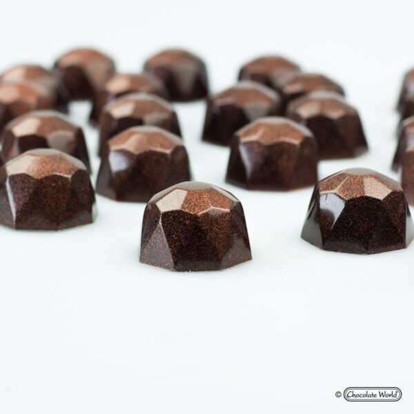Chocolate World Polycarbonate Chocolate Mould Diamond Small CW1521 - Image 2