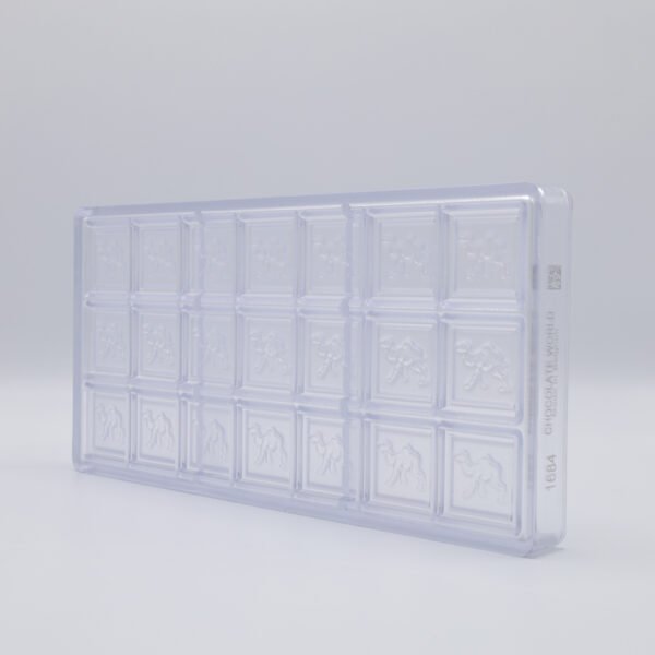 Chocolate World Polycarbonate Chocolate Mould Caraque Camel CW1684 - Image 2
