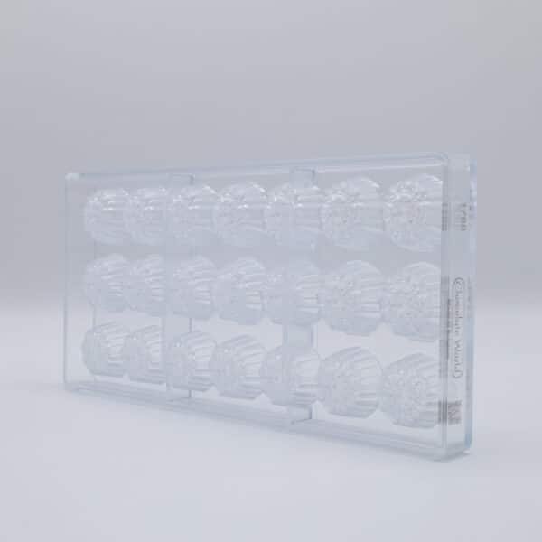 Chocolate World Polycarbonate Chocolate mould ornament round CW1788 - Image 2