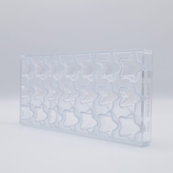 Chocolate World Polycarbonate Chocolate Mould Star Facet CW1922 - Image 2