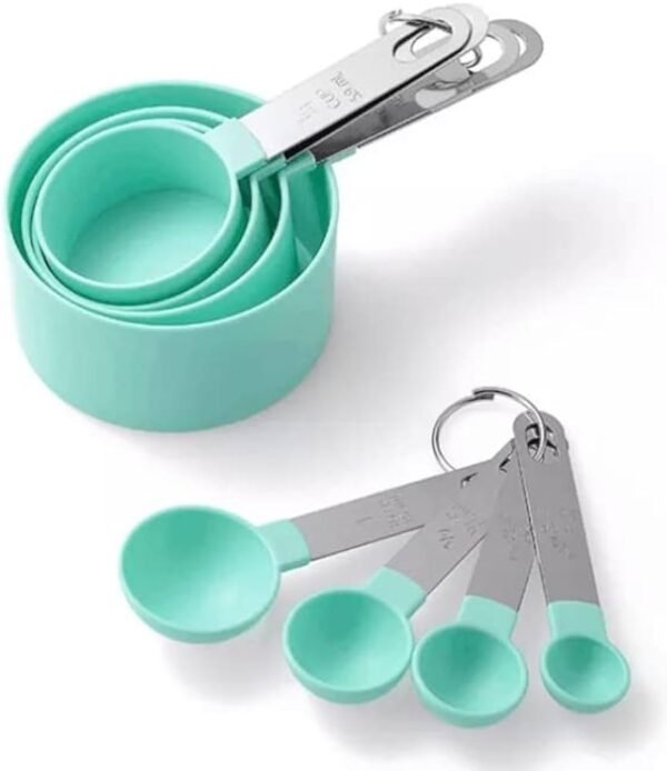 Measuring Cup And Spoon Set 8 Pieces