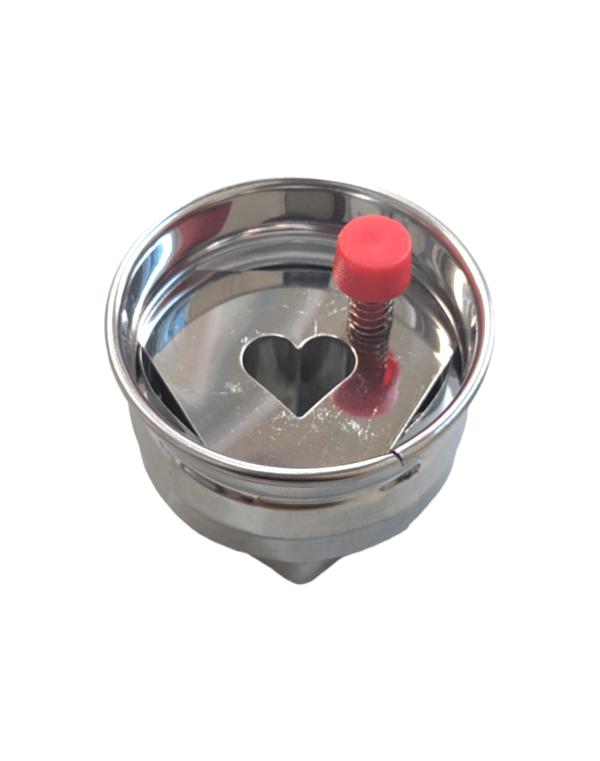 Plunger Steel Heart Shape Cookie Cutter - Image 2