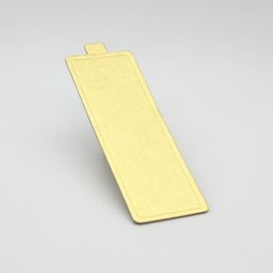 Mini Rectangle Gold Cake Board