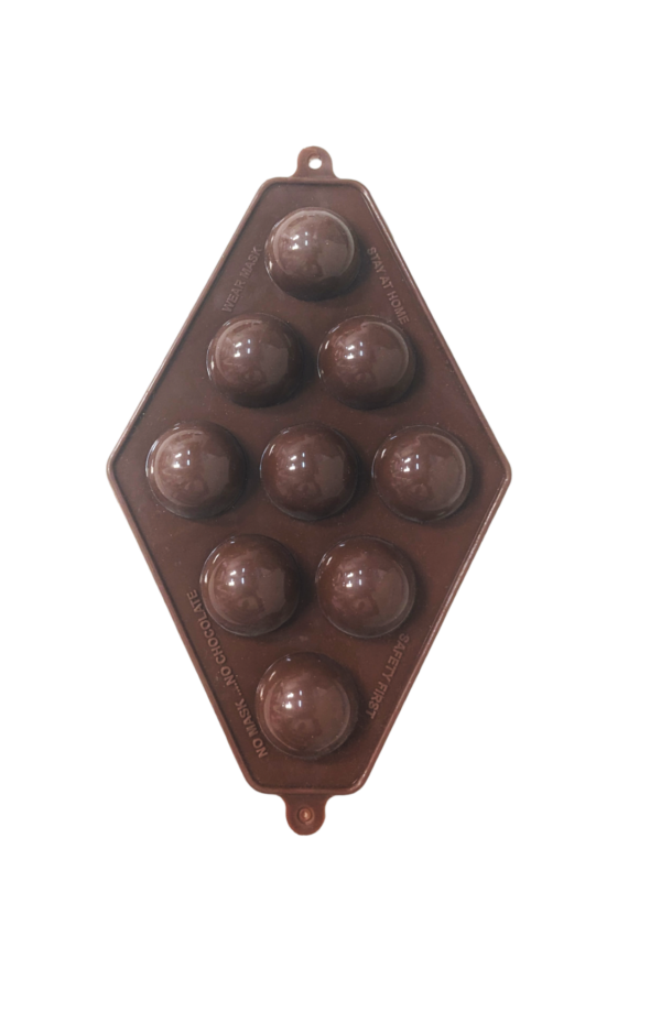 Smiley Mask Face Chocolate Silicone Mould
