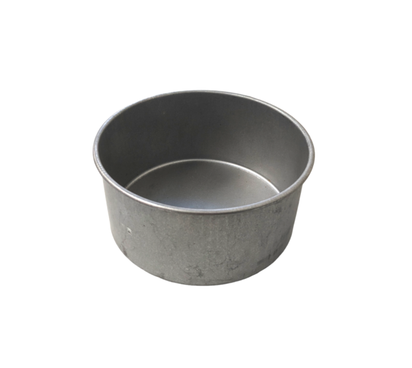Deep Round Straight Sided Cake Pan Base-15cm, Depth-7.5cm