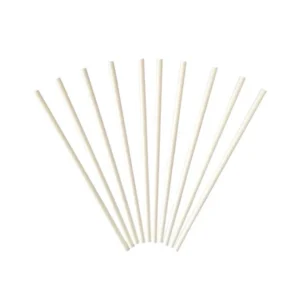 6mm White Paper Straws
