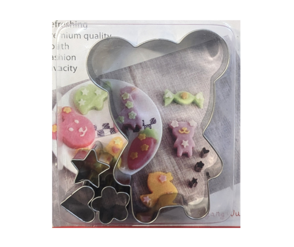 Bear Shaped Cookie Cutter Set