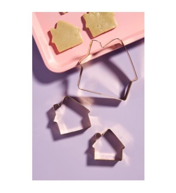 Set of 3 Hut Shaped Cookie Cutter