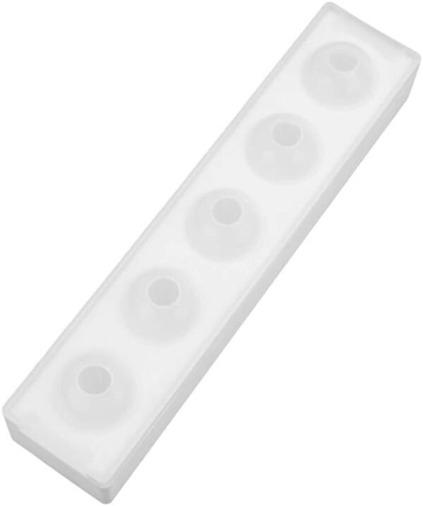 5 Cavity Ball Shape Silicone Fondant Mould 2