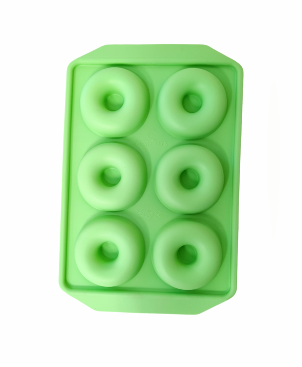 6 Cavity Donut Shaped Silicone Mould with Handle - Image 2