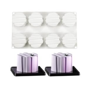 8 Holes Mousse Cake Silicone Mold 1