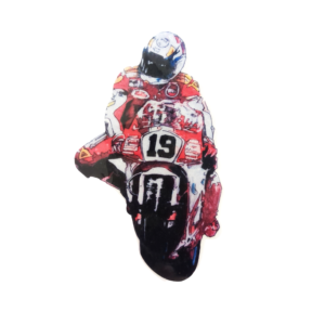 Bike Racer wafer paper