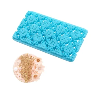 Flower Design Cake, Cookie, Fondant Cutter