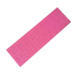 Flower Pattern Cake Lace Mat Silicone Mould