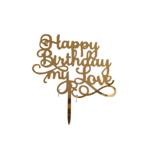 Happy Birthday My Love Cake Toppers