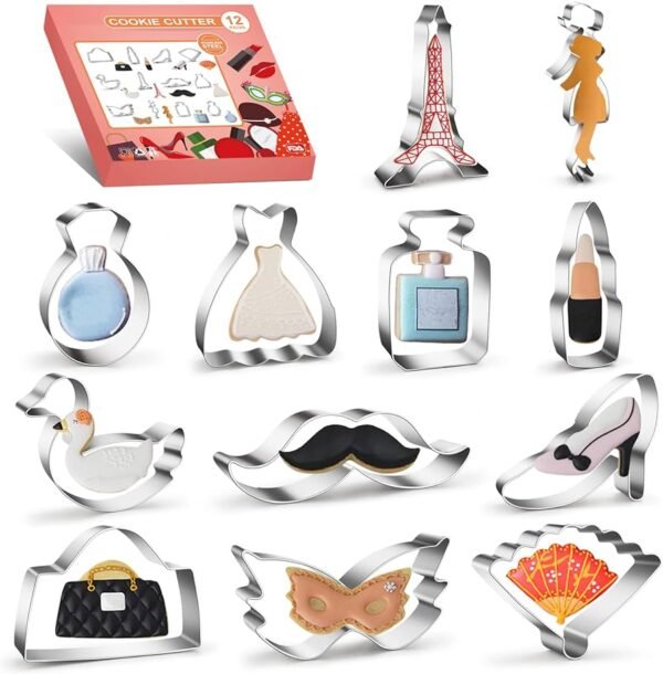 Lady Women Accesories shaped Cookie cutters