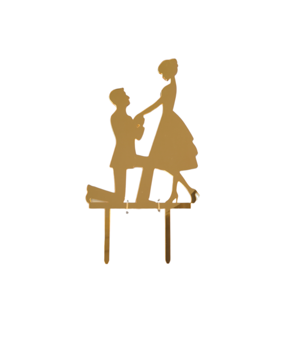 Mr & Mrs Wedding Cake Topper Version-4