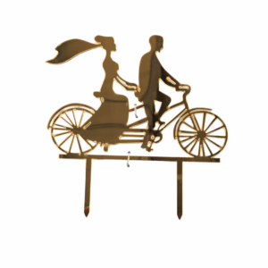 Mr & Mrs Wedding Cake Topper Version -5