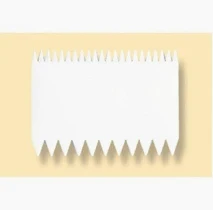 Rectangle 2sided Cake Scraper Plastic