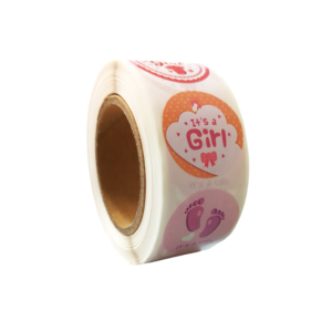 Gender Reveal Girl Stickers 1