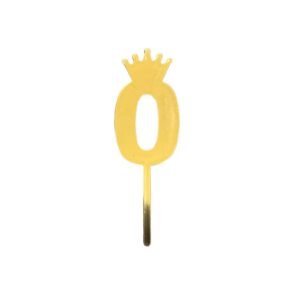Number Zero Cake Topper