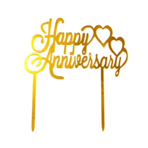 Happy Anniversary Cake Topper