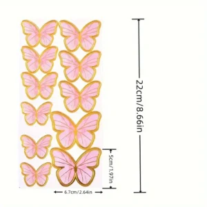 Cake Butterfly stickers