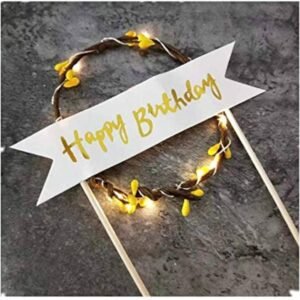 Led Light Cake Topper