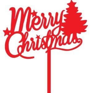 christmas cake topper
